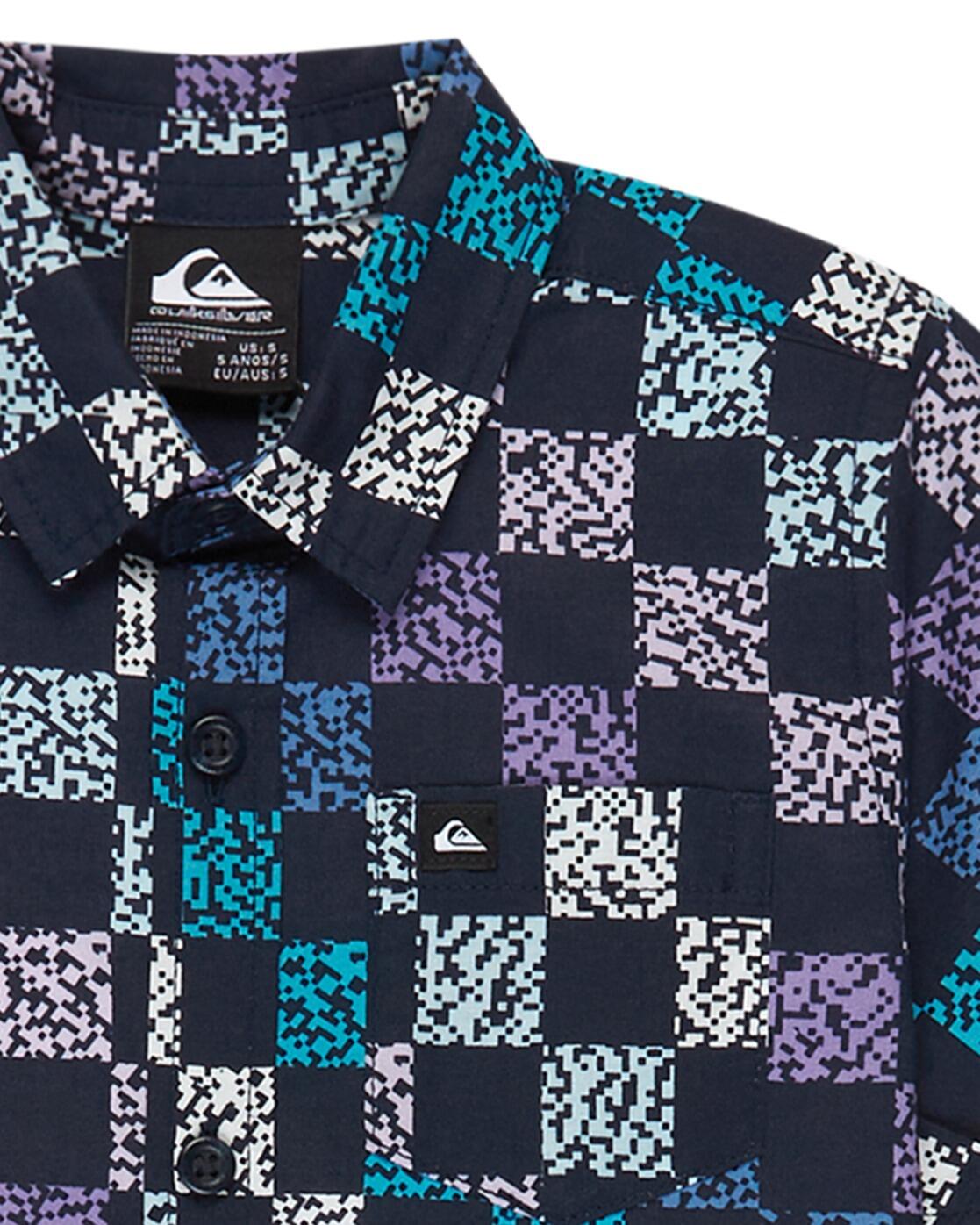 Chemise manches courtes APERO CLASSIC Bleu Jeune Garçon 3/3