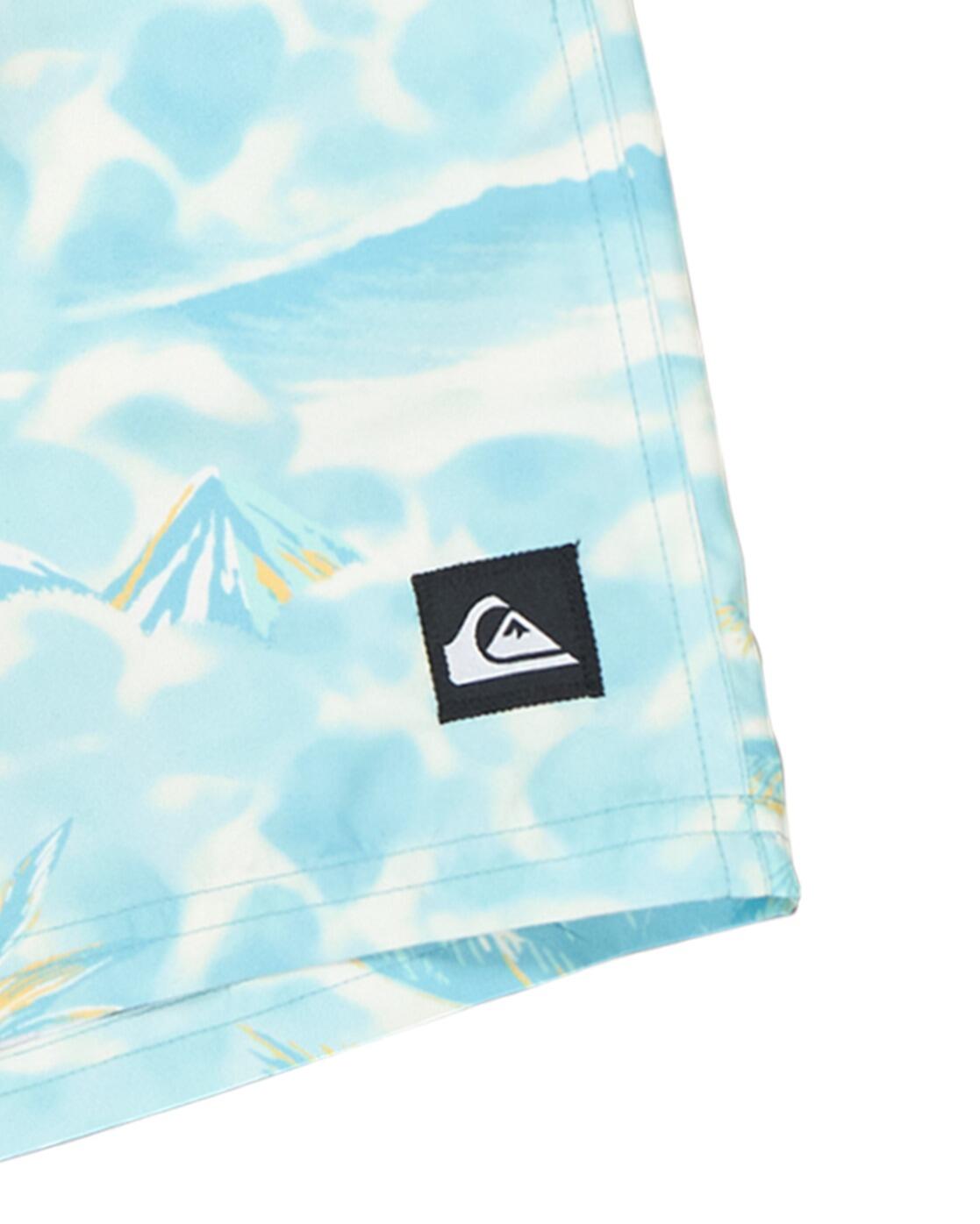 Zwembroek EVERYDAY PRINTED VOLLEY 14" Blau Jongens 8-16 3/4