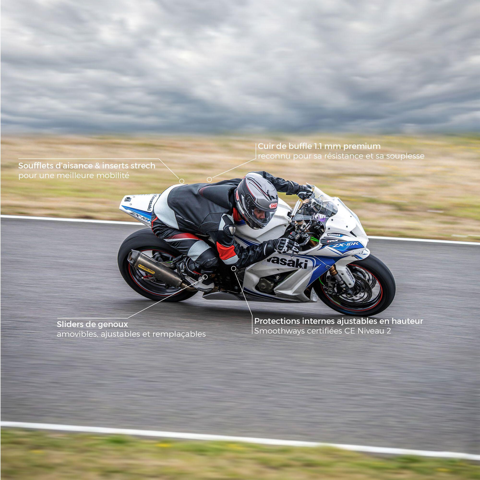 Combinaison Moto Certifiée CARL MOTOBLOUZ 3/7