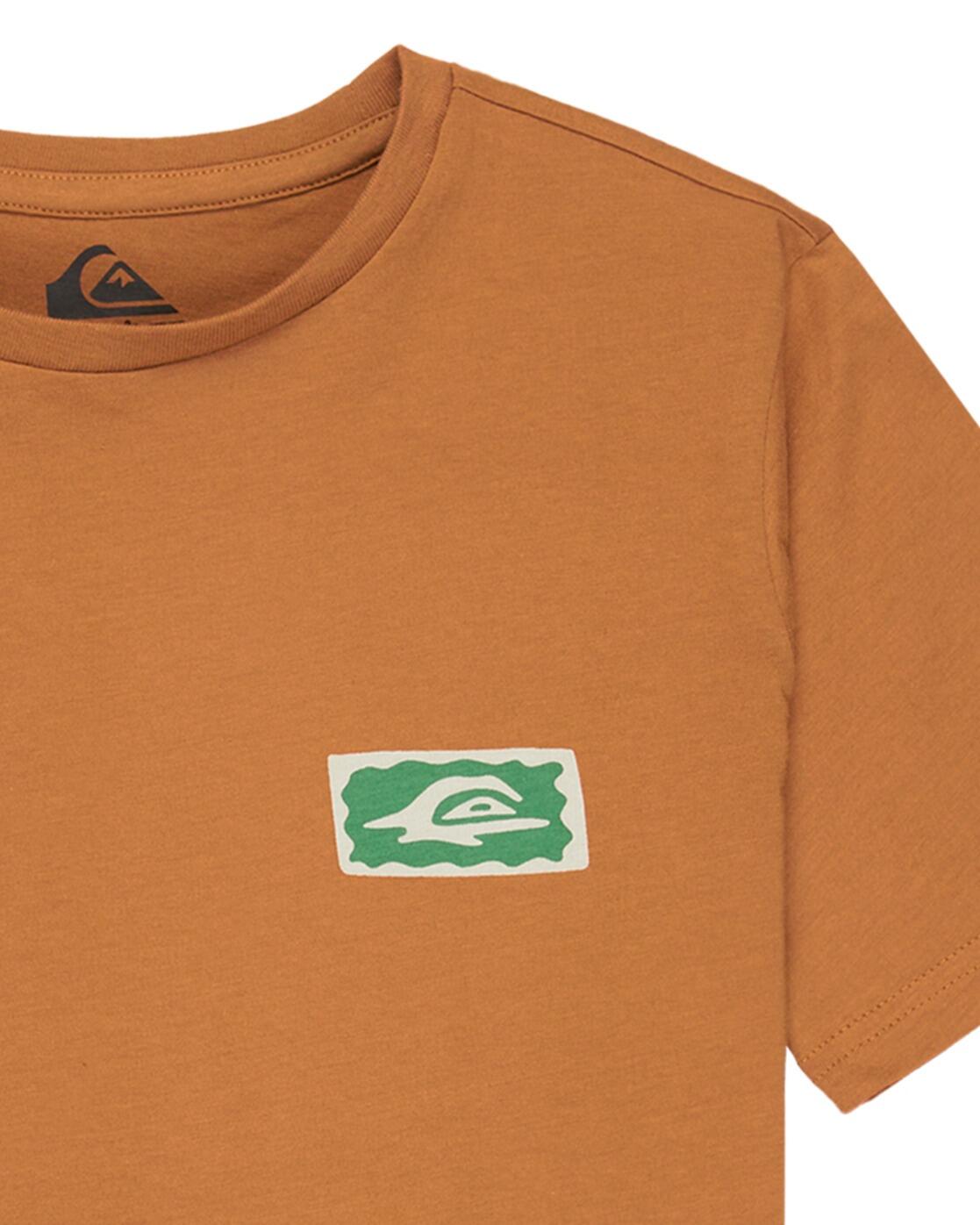 T-Shirt à manches courtes SERENITY SPLASH Marron Garçon 3/3