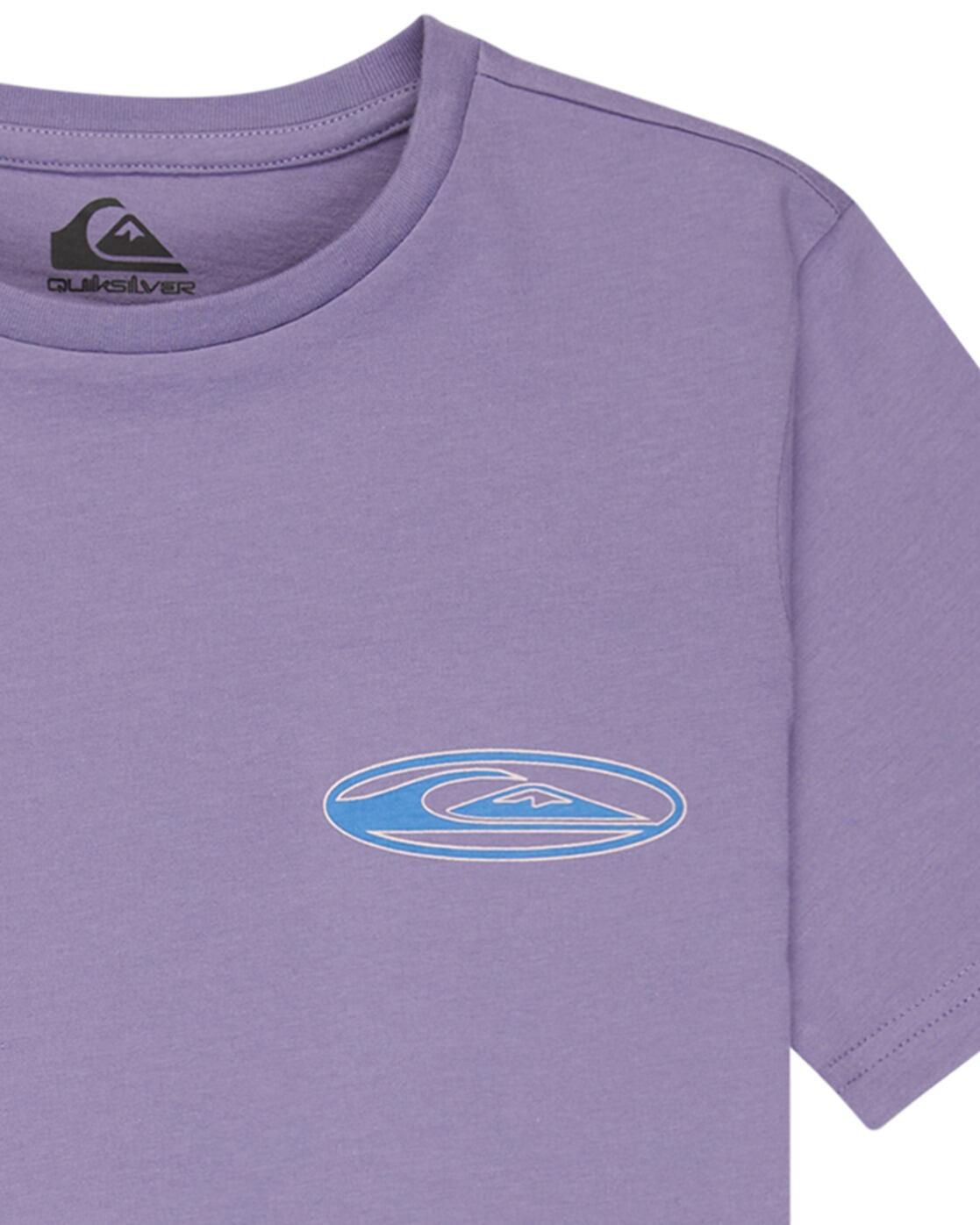 T-Shirt à manches courtes QUIK GLOBE Violet Garçon 3/3
