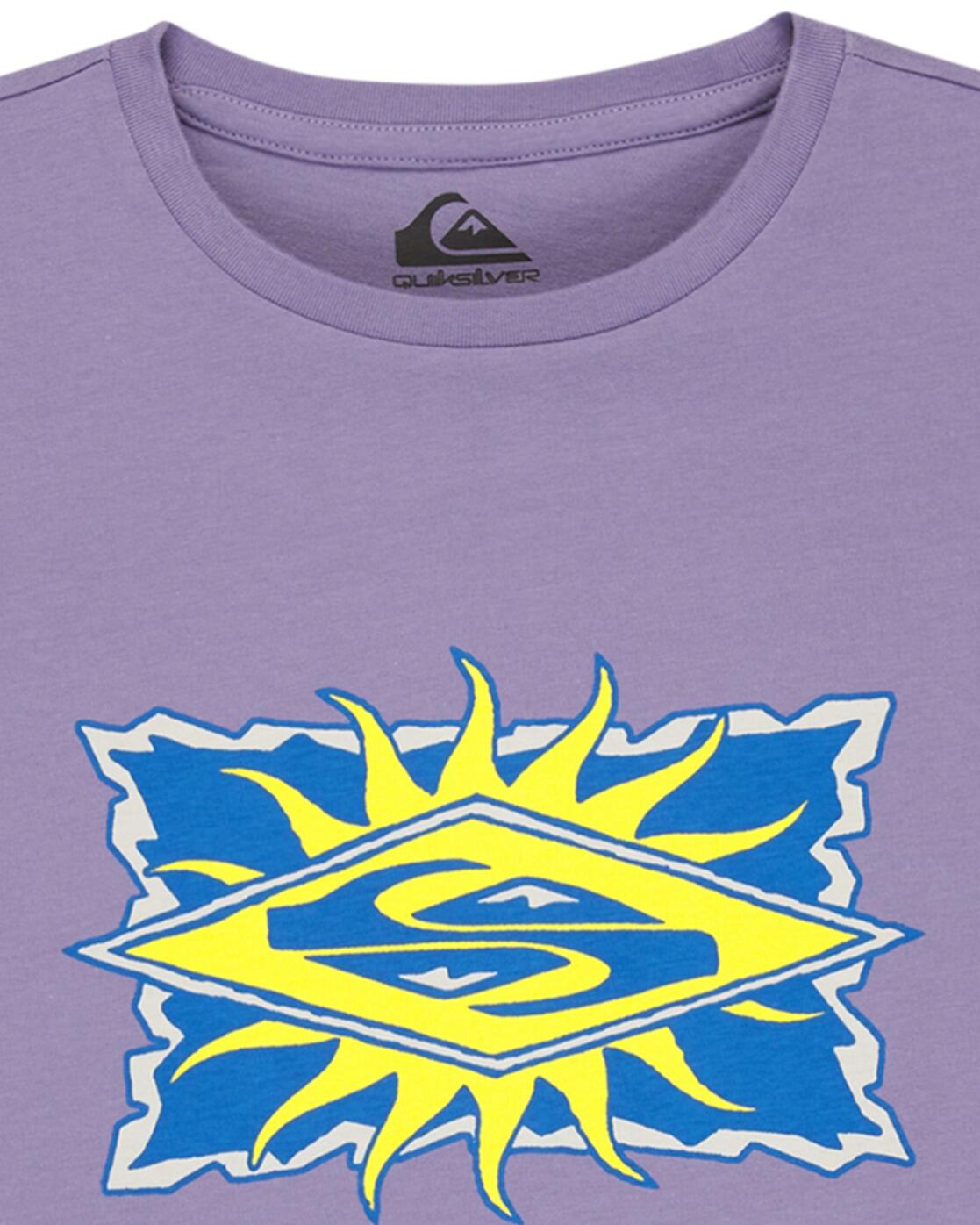 T-Shirt STARFISH STAMP Lila Junge 3/3