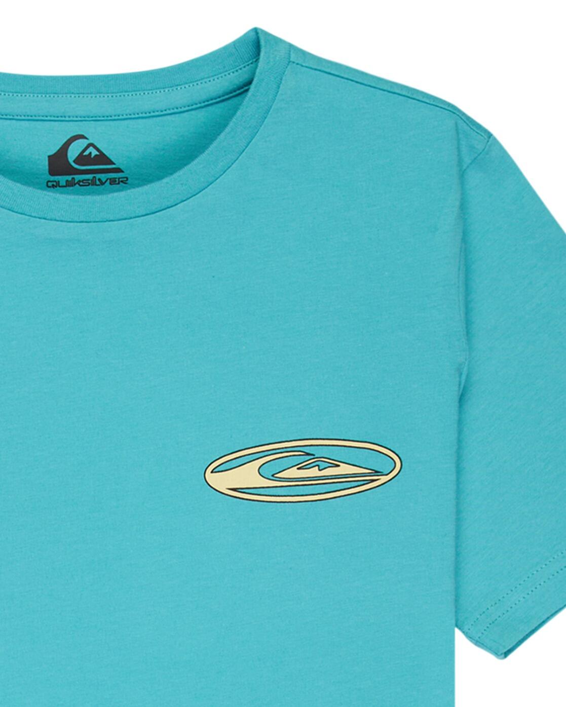 Maglia a maniche corte Quiksilver modello Quik Globe per ragazzi 3/3