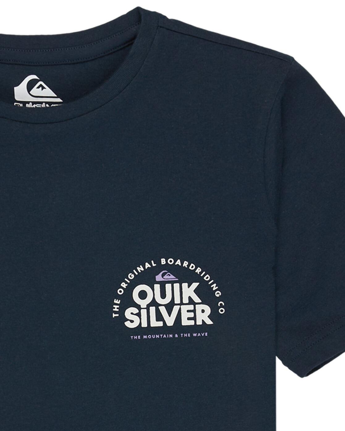 Maglia a maniche corte Quiksilver modello The Mountain & The Wave per ragazzi 3/3
