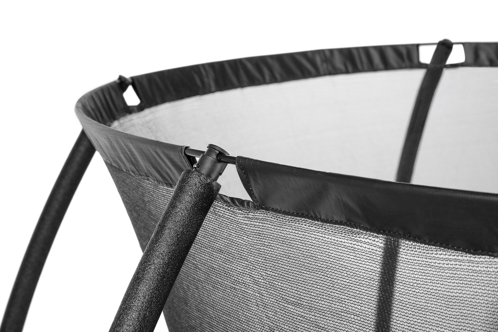 Cosmos - ø366cm - Trampoline inclusief ladder - Zwart 3/8