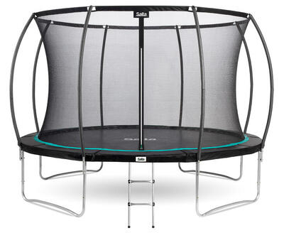Cosmos - ø366cm - trampoline inclusief ladder - zwart