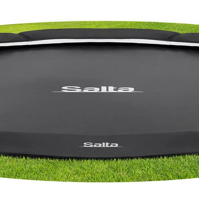 8ft 2" Salta Black Royal Baseground Round Trampoline