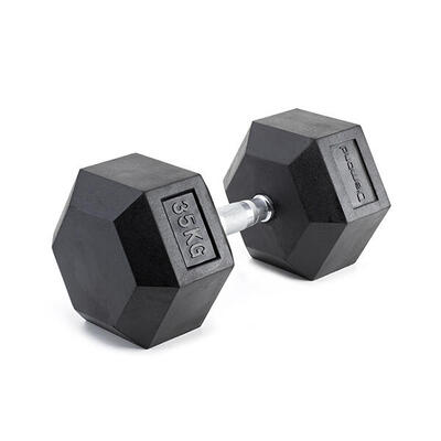 [Manubrio esagonale gommato palestra] Pesi professionali fino a 70 kg chrome