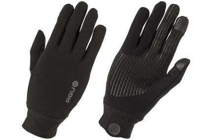 Gants de vélo route Stretch noirs antidérapants