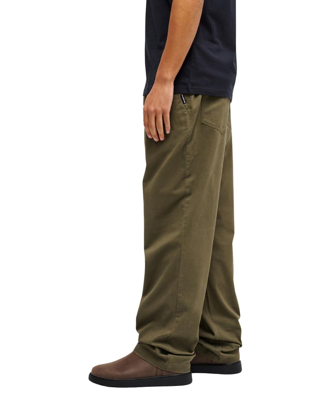 Broek met Elastische Taille TAXER REGULAR TWILL Grün Heren 3/4