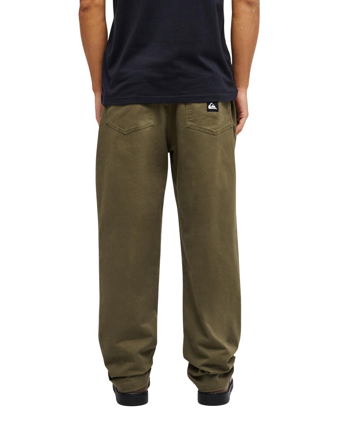 Broek met Elastische Taille TAXER REGULAR TWILL Grün Heren 2/4