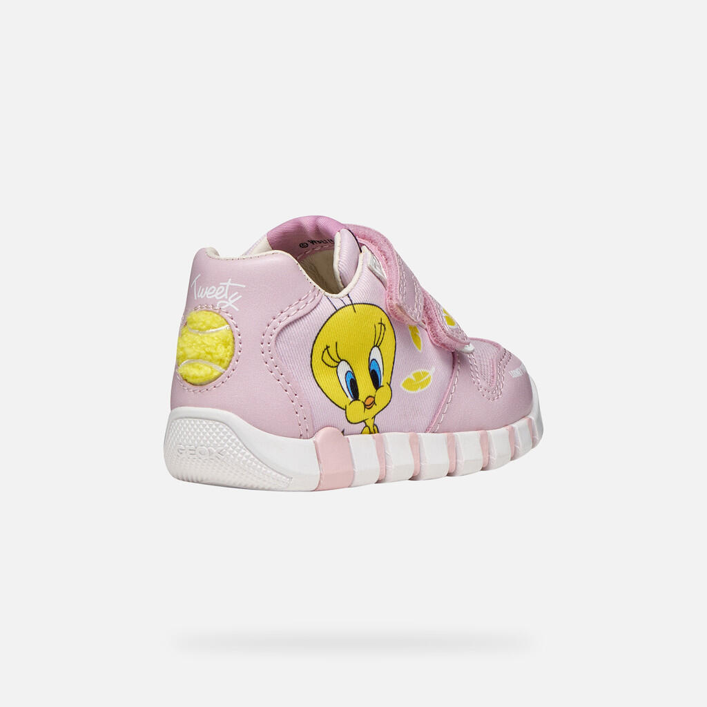 Baskets Bébé Fille B IUPIDOO GIRL Rose 5/7