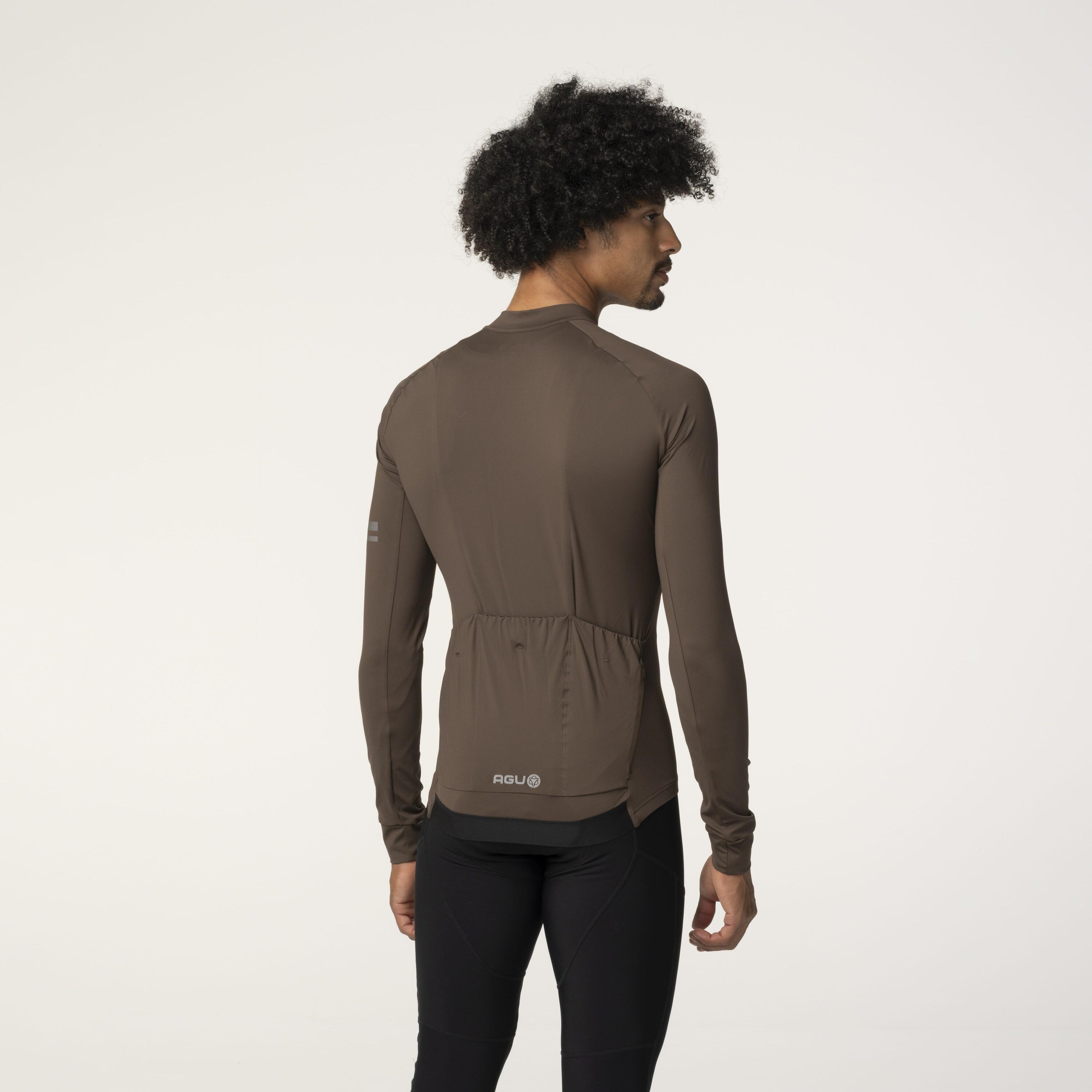 Solid Maglia Manica Lunga Performance Ground Coffee Uomini 2/7