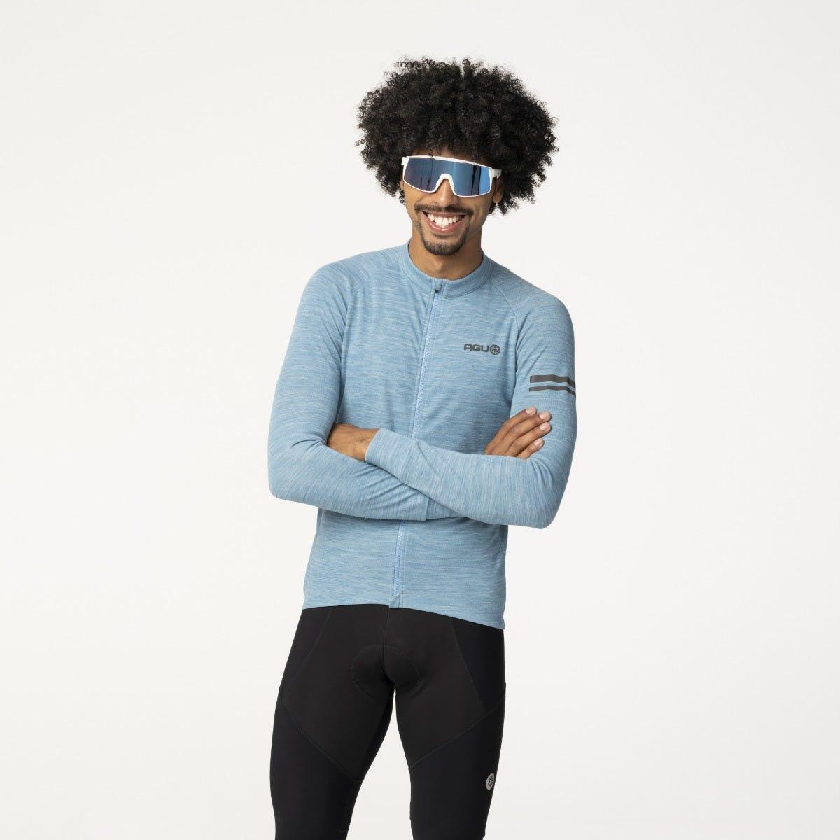 Merino Maillots LS Performance Liberty Blue  Homme 6/7