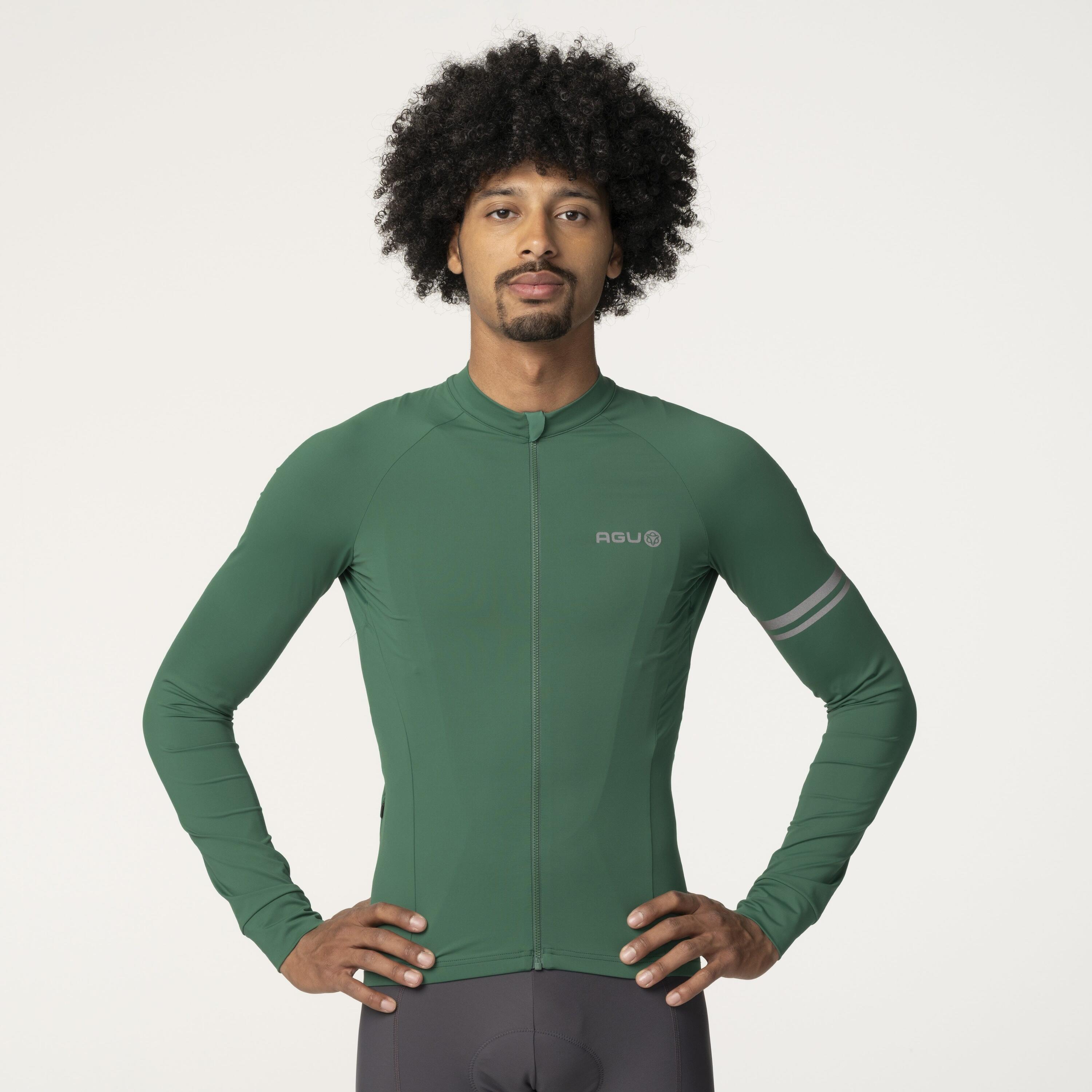 Solid Maillots LS Performance Mystic Green Homme 3/7