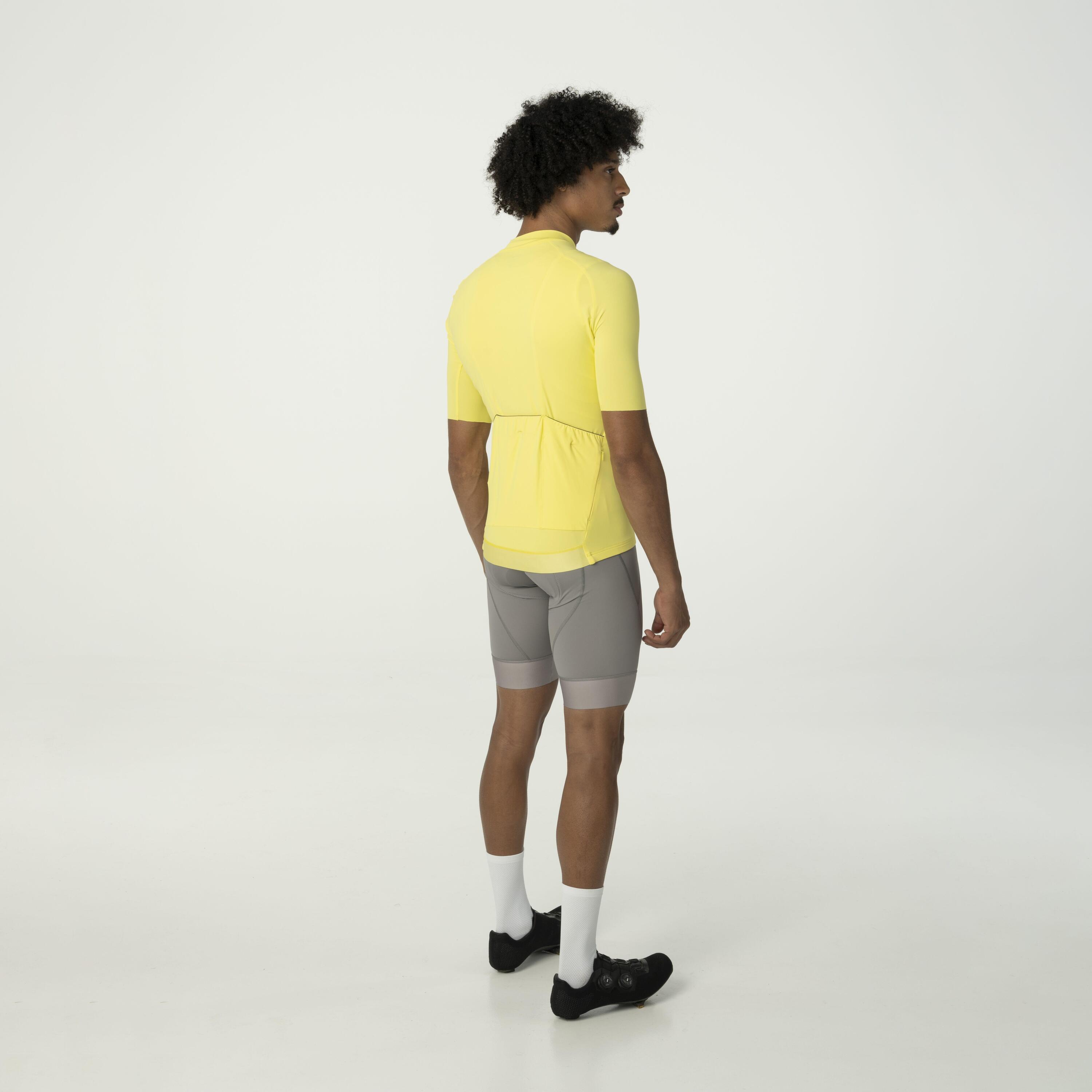 Solid Maillot Performance Hombres Yellowtail 7/7