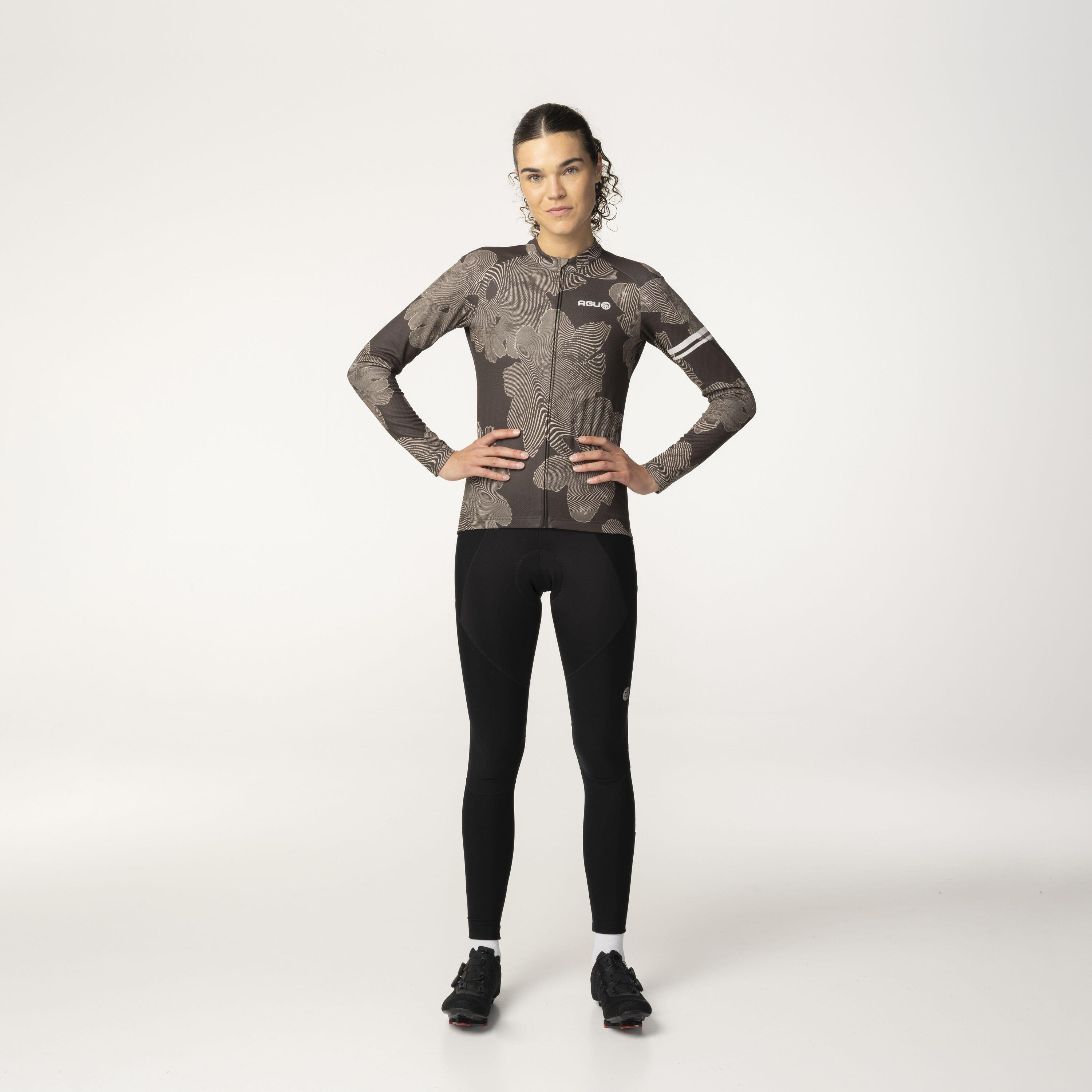 Striped Flower Trikot Langarm Essential Damen 5/7