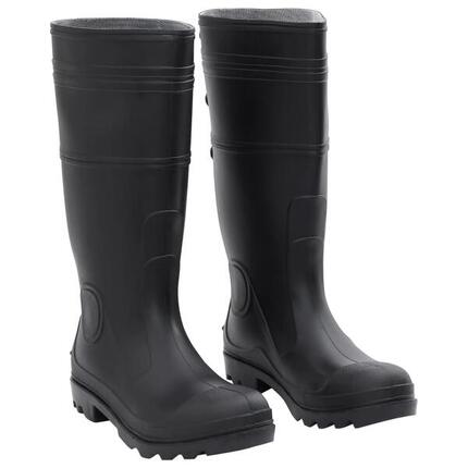 VidaXL Bottes de pluie PVC Taille 39 Noir
