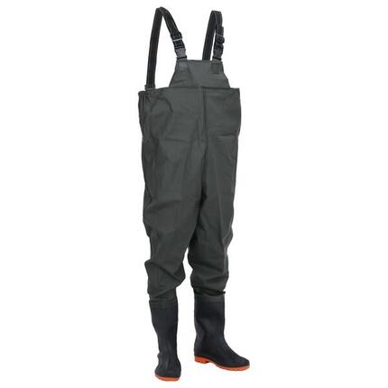 VidaXL Waders avec bottes taille 38 vert foncé