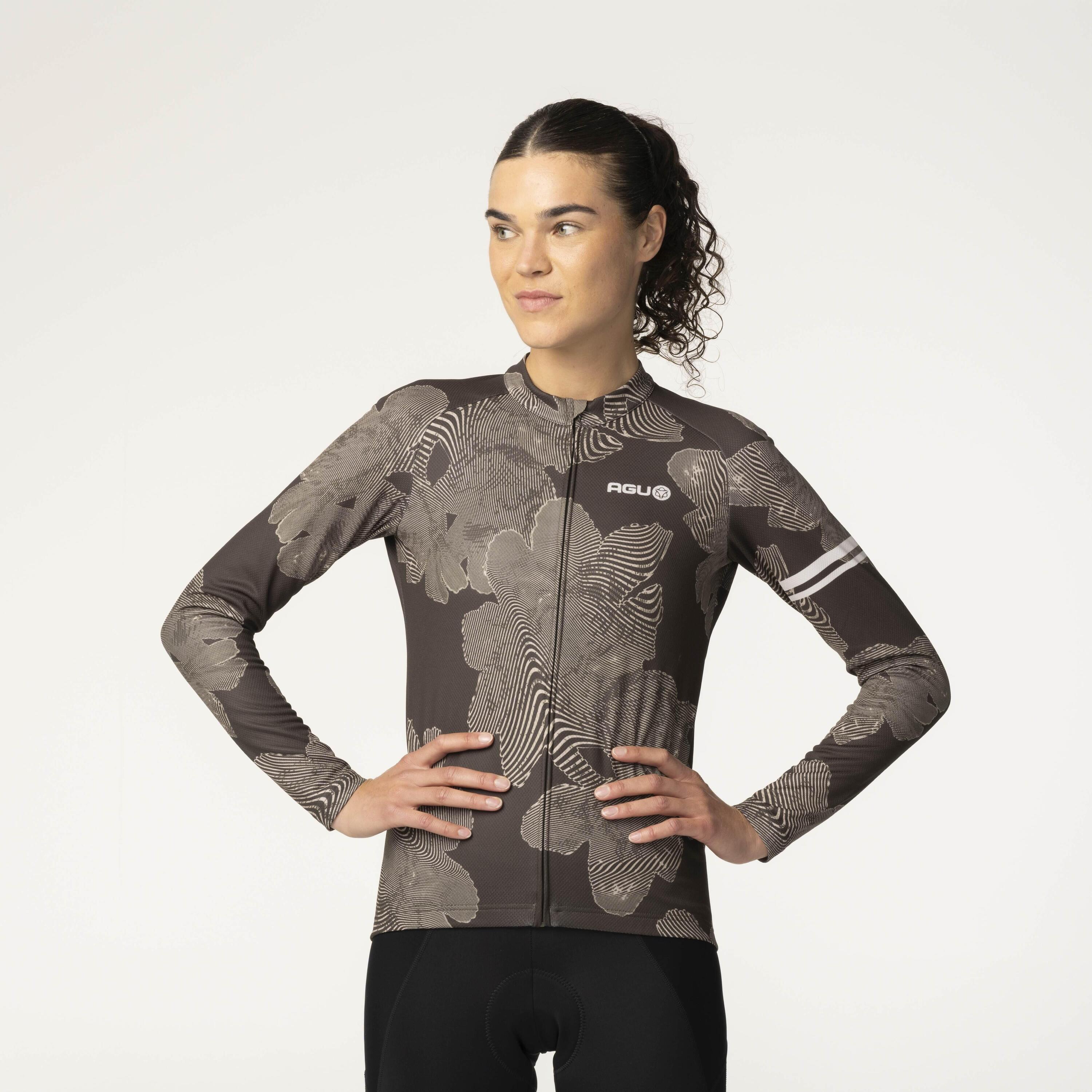 Striped Flower Trikot Langarm Essential Damen 4/7
