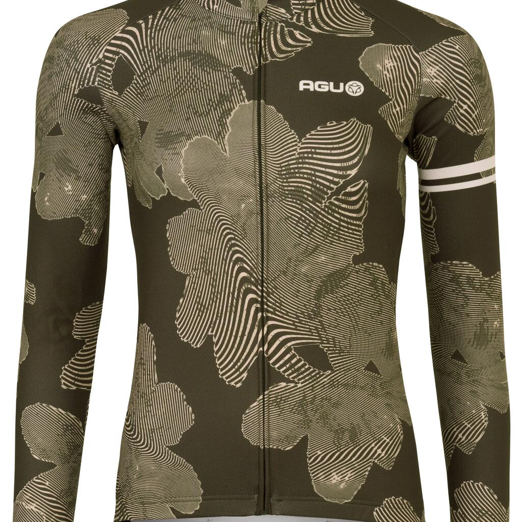 Striped Flower Jersey LS Essential Women