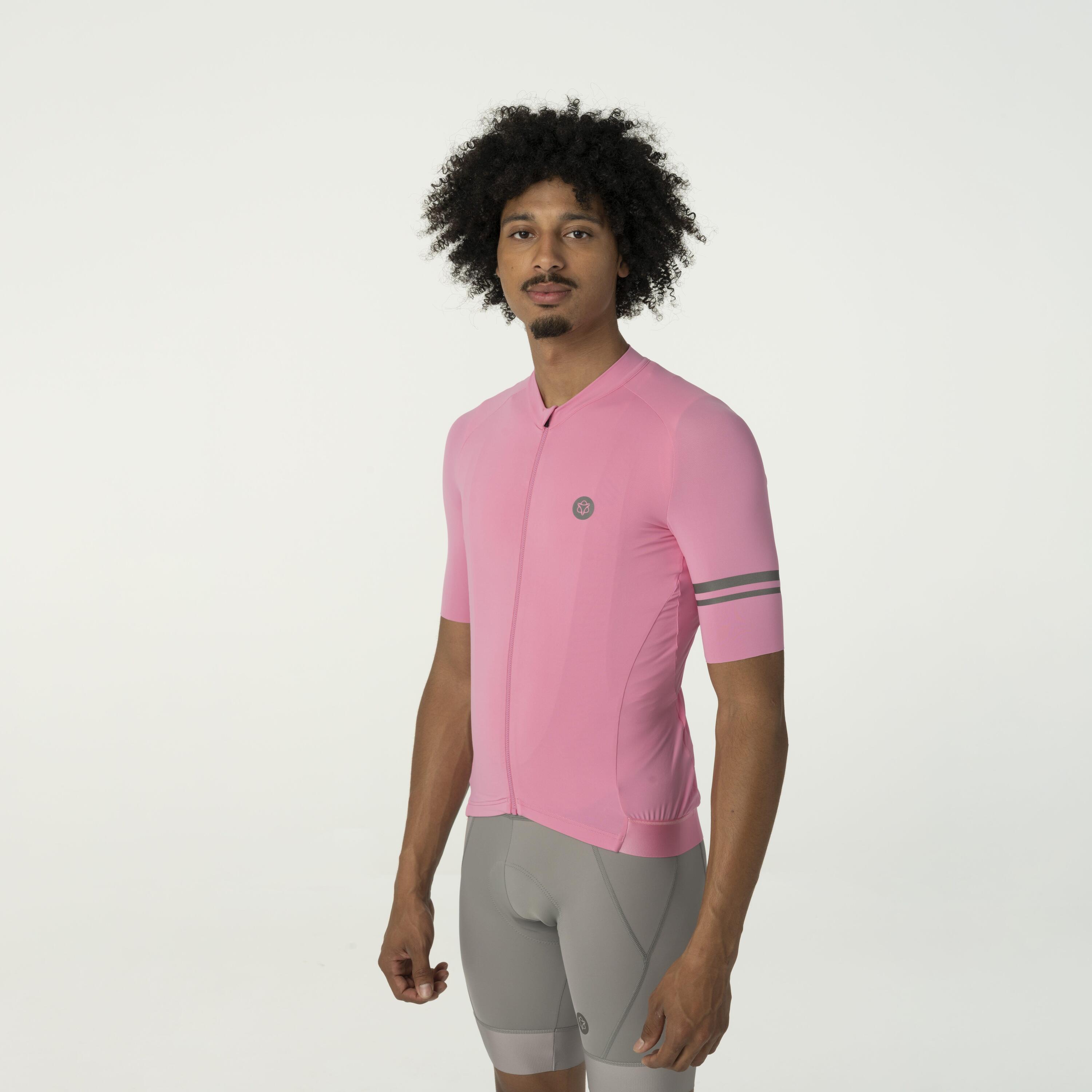 Solid Maglia Performance Uomini Kawaii Pink 2/7