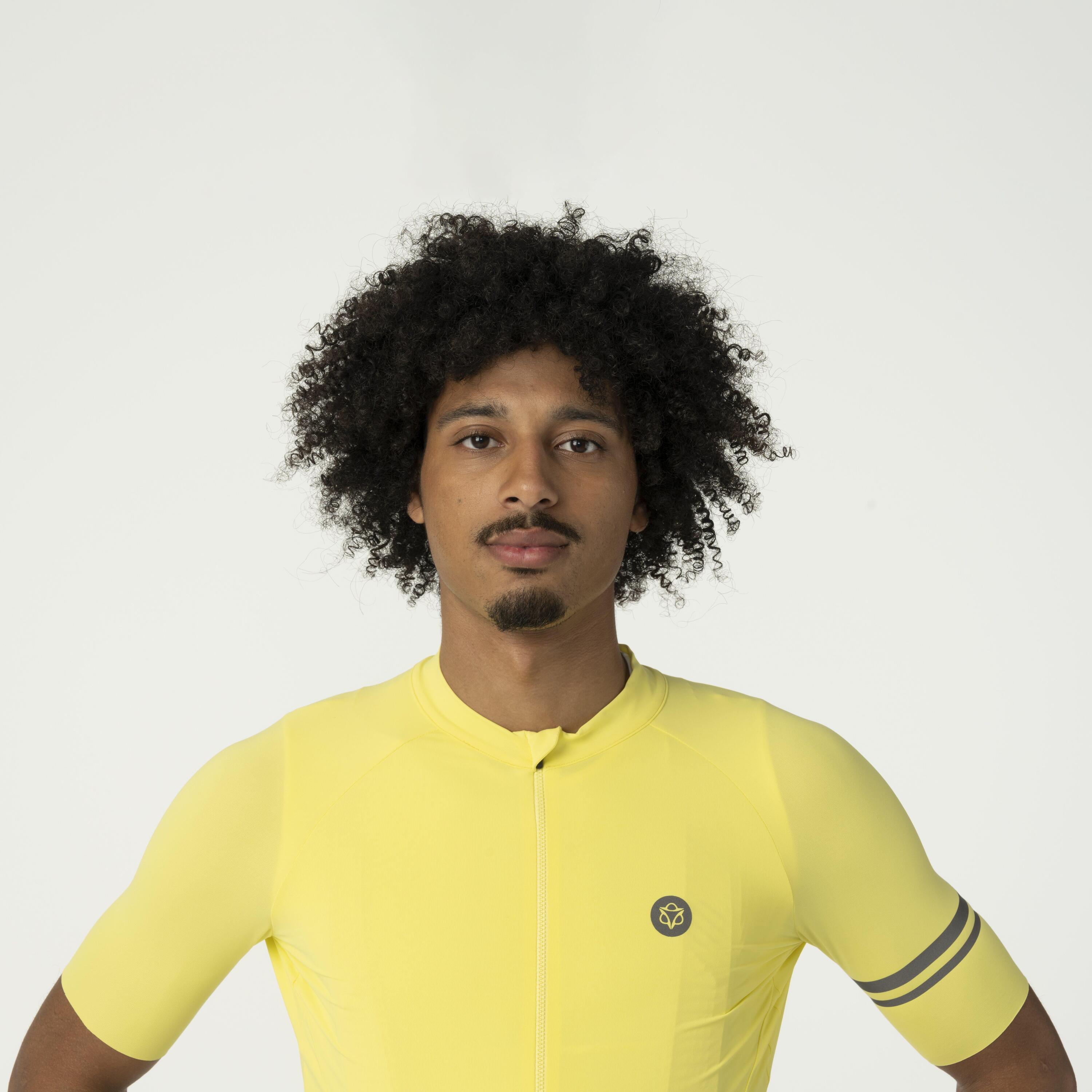 Solid Maillot Performance Hombres Yellowtail 4/7