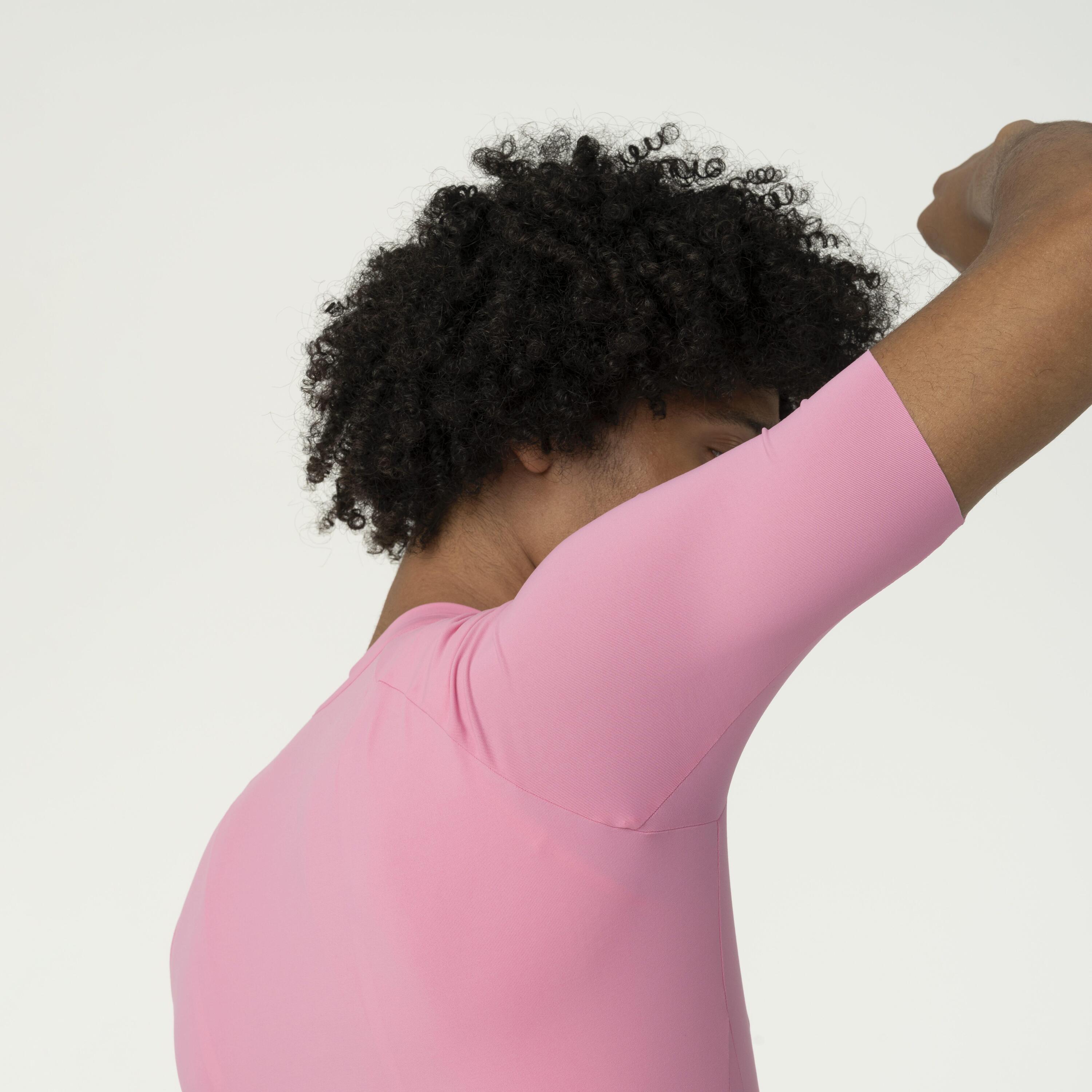 Solid Maglia Performance Uomini Kawaii Pink 5/7