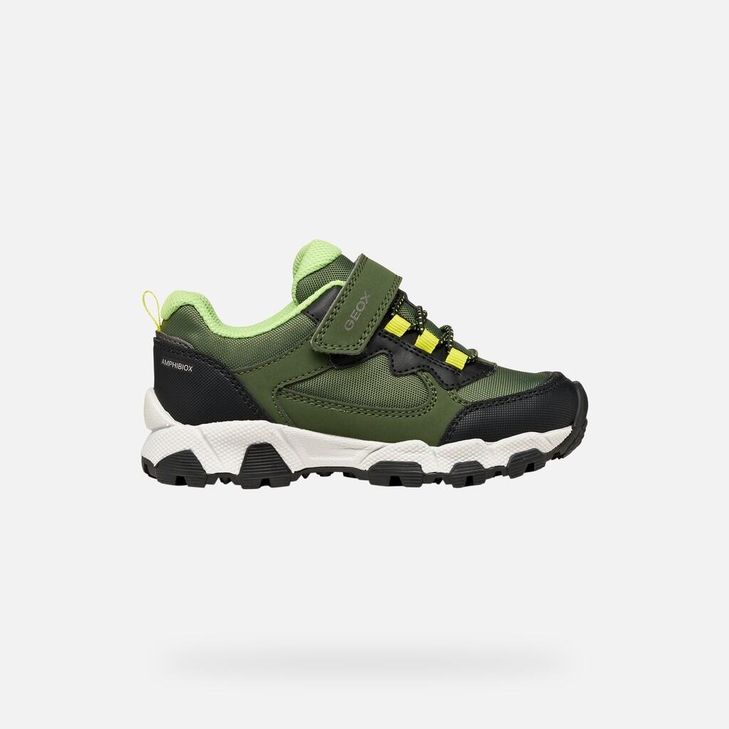 Baskets Garçon J MAGNETAR BOY B ABX Vert Militaire/Vert 2/7