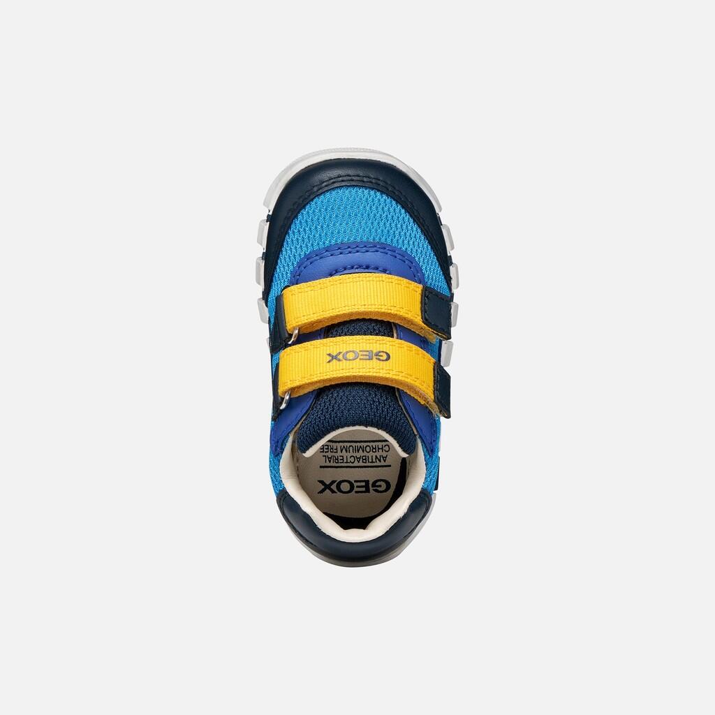 Premiers Pas Bébé Garçon IUPIDOO BABY BOY Bleu Ciel/Bleu Marine 7/7