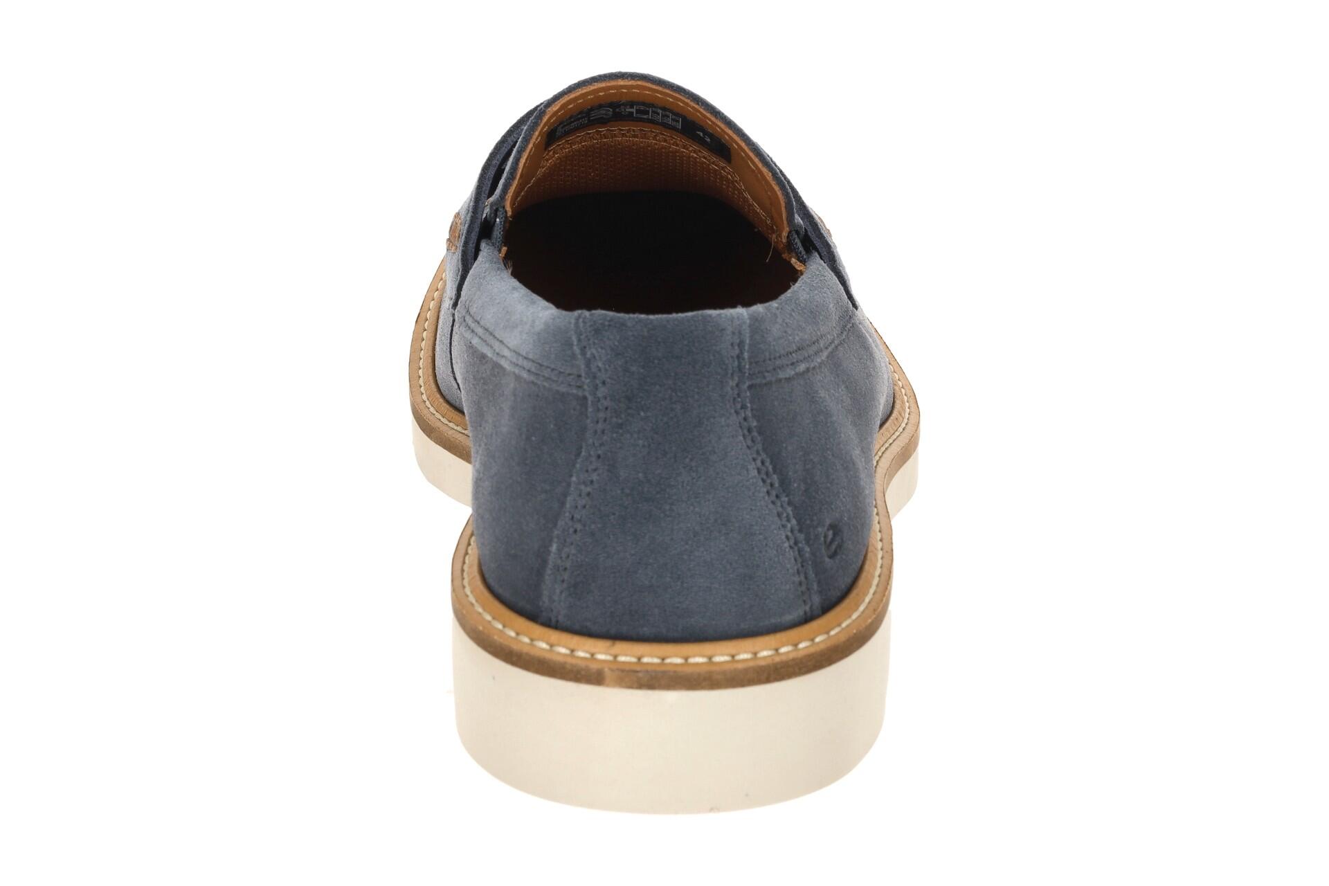 Ecco Metropole London Mokassin Slipper Loafer blau 525654 5/7