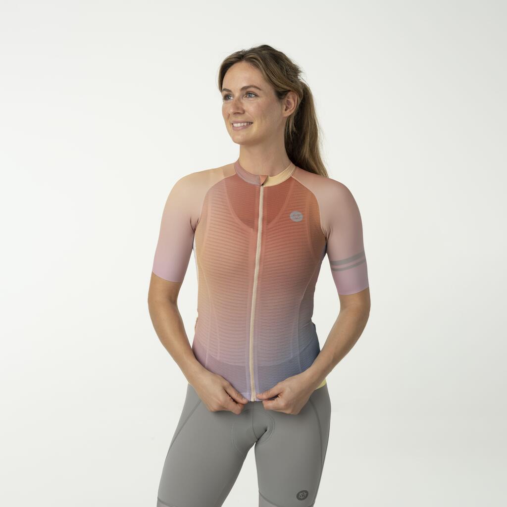 Gradient Jersey Ss Performance Women Multicolor