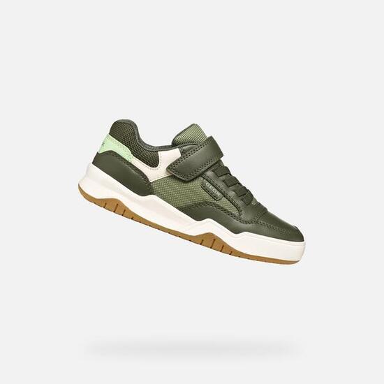Baskets Garçon PERTH BOY Vert Militaire