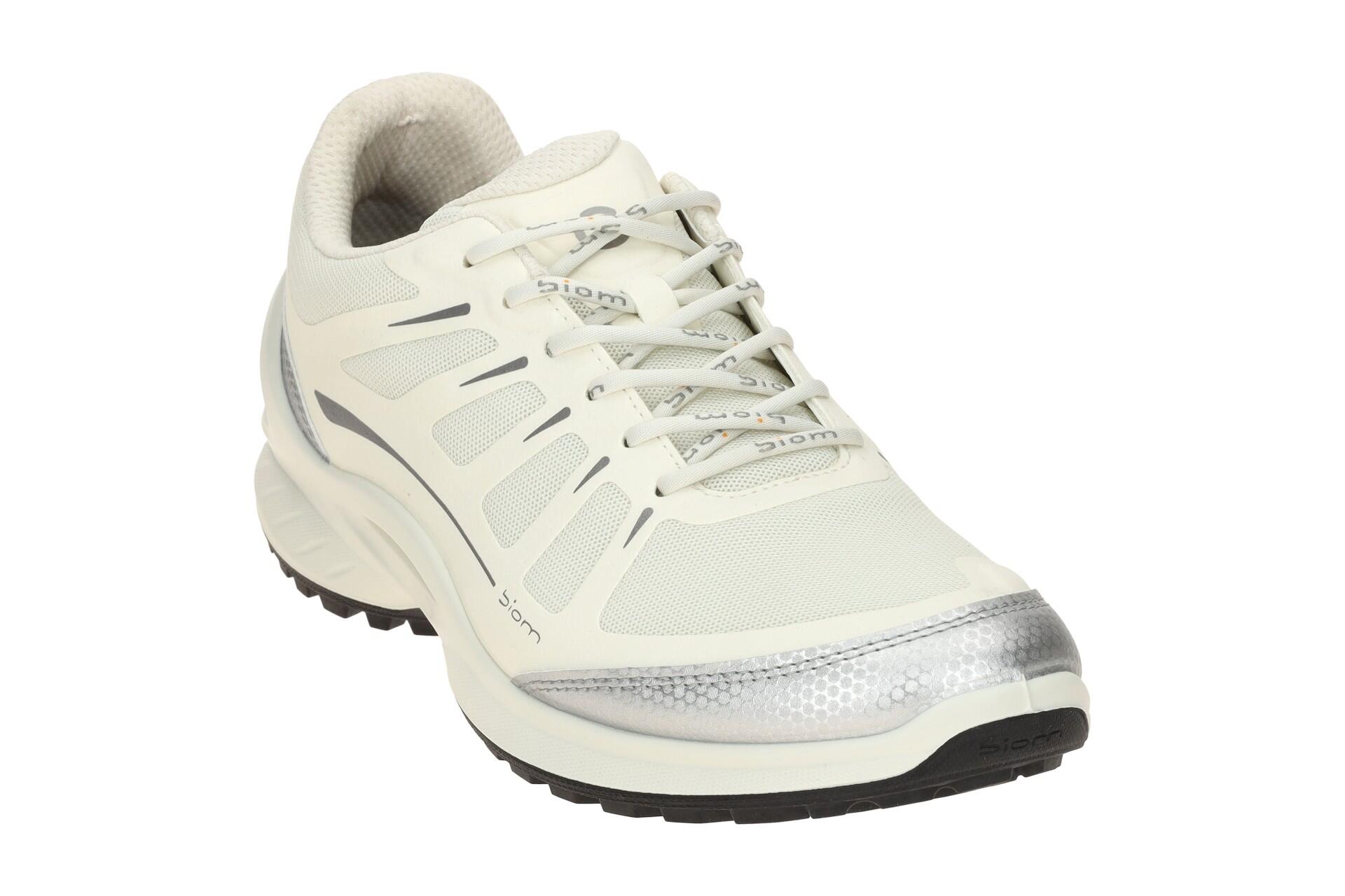 ecco Biom Energi Schuhe weiß silber Herren Sneaker 850834 3/7