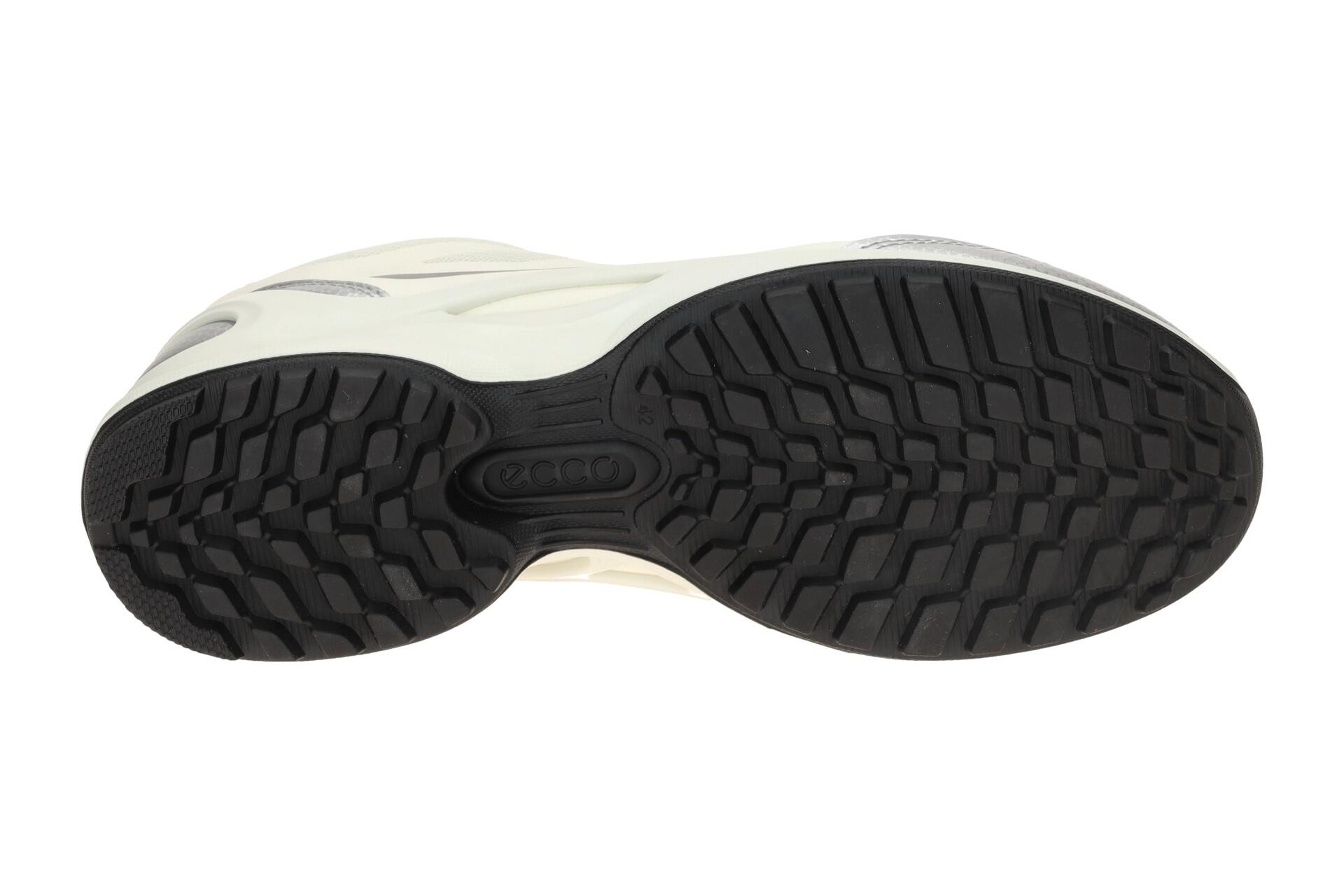 ecco Biom Energi Schuhe weiß silber Herren Sneaker 850834 7/7