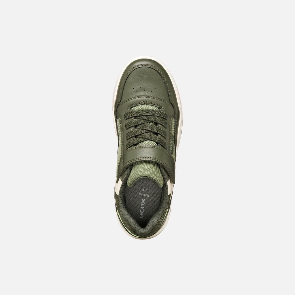 Baskets Garçon PERTH BOY Vert Militaire 7/7