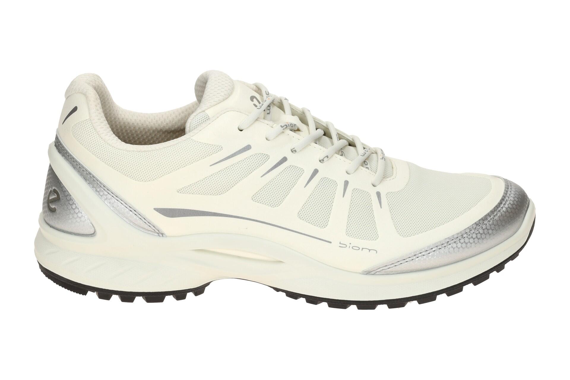ecco Biom Energi Schuhe weiß silber Herren Sneaker 850834 2/7