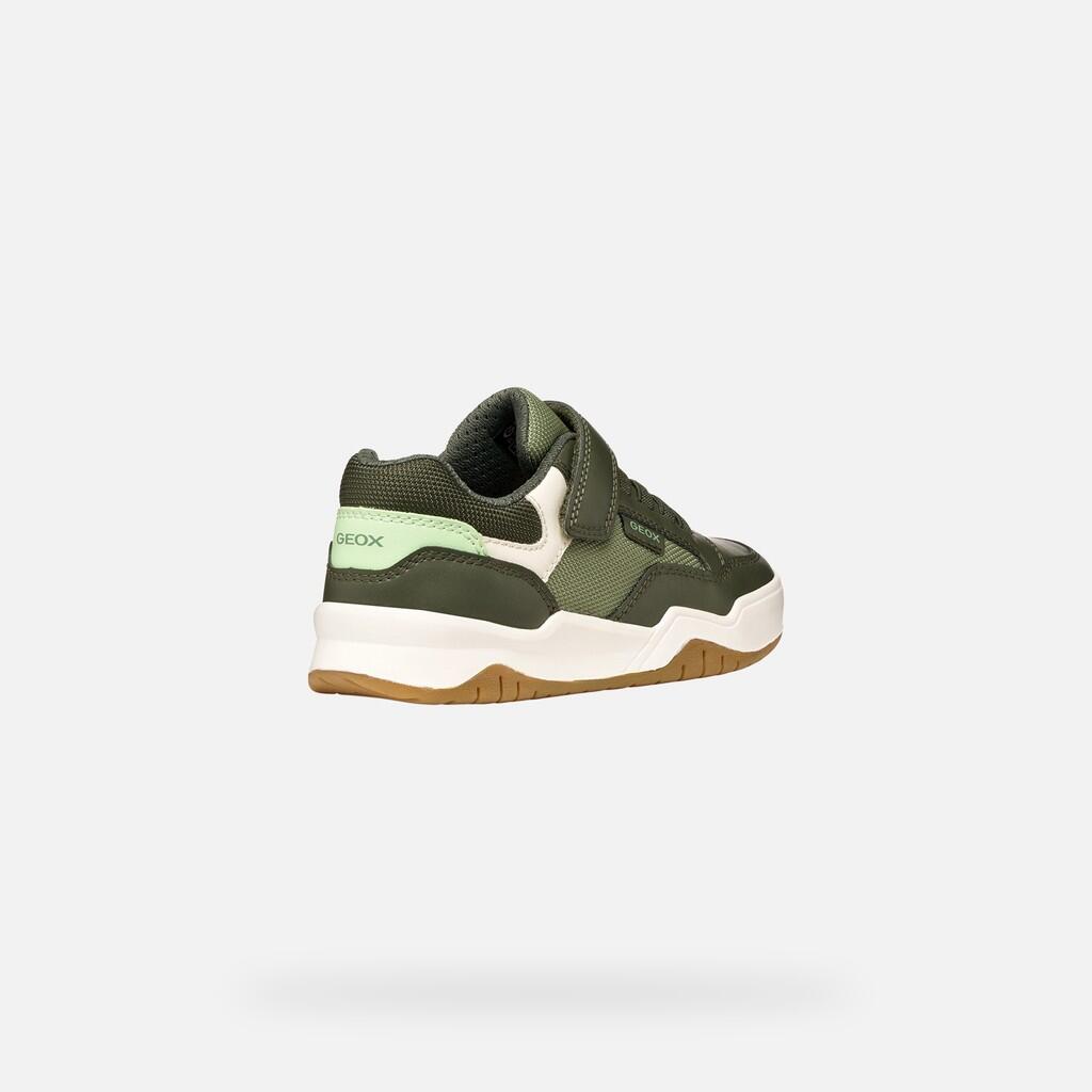 Baskets Garçon PERTH BOY Vert Militaire 6/7