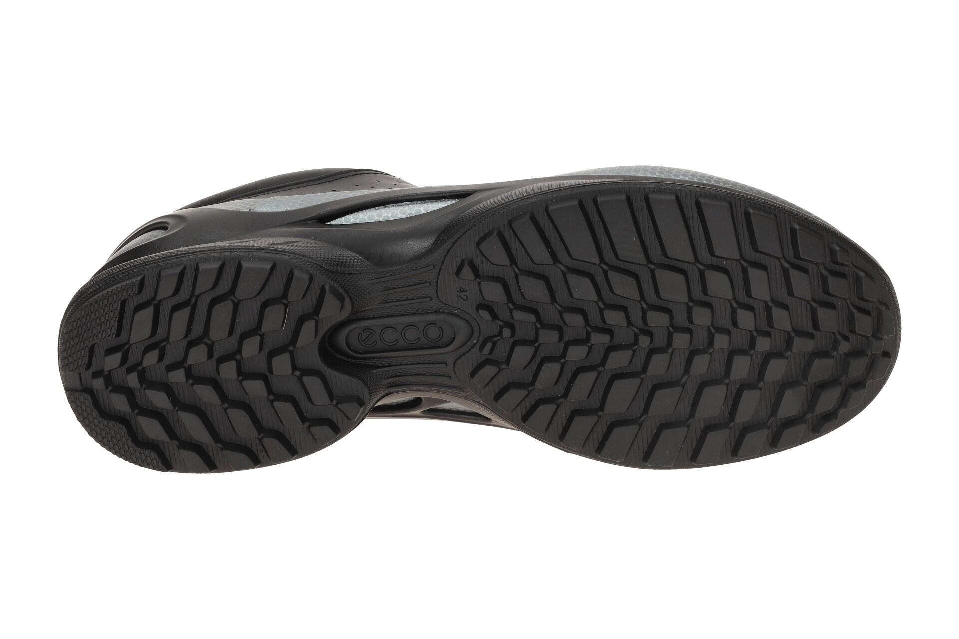 ecco Biom Energi Schuhe schwarz silber Sneaker Waterproof 7/7