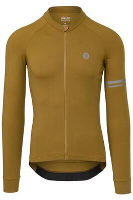 Solid fietsshirt lange mouwen performance armagnac heren
