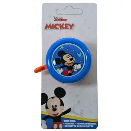 Mickey Mouse Disney Bicycle Bell — Blue/Orange Metal Bell for Kids' Bikes.