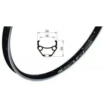 Jantă RMX L-719 27,5" (650B) 584 x 19 mm 32H Aluminiu Anodizat Negru