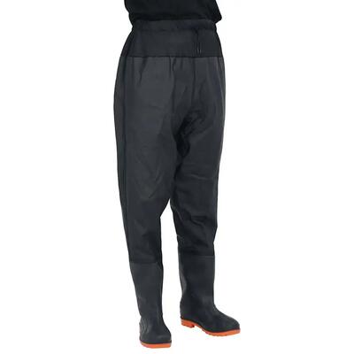 VidaXL Waders con stivali incorporati Taglia 42 Nero.