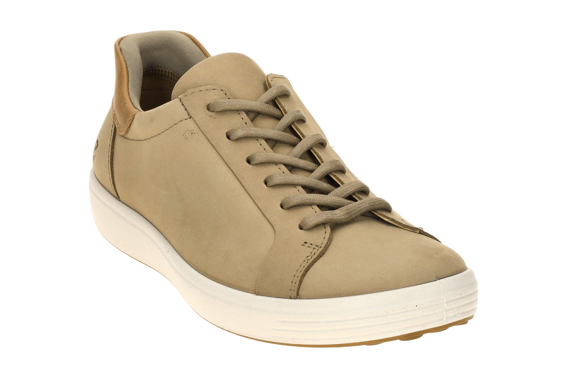 Ecco Soft 7 Schuhe taupe braun Herren SLIP-ON Sneakers 470824 3/7