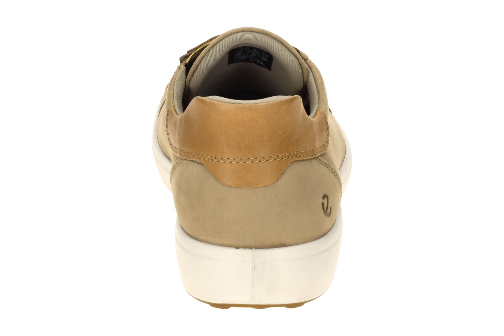 Ecco Soft 7 Schuhe taupe braun Herren SLIP-ON Sneakers 470824 5/7