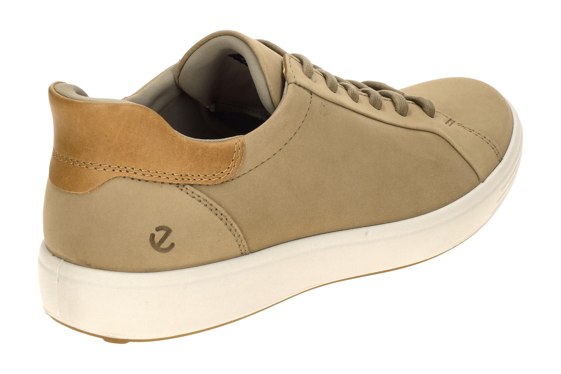 Ecco Soft 7 Schuhe taupe braun Herren SLIP-ON Sneakers 470824 4/7