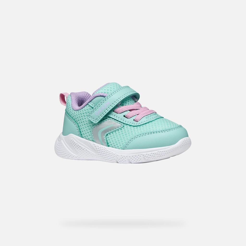 Baskets Bébé Fille SPRINTYE BABY GIRL Bleu Eau/Rose 4/7