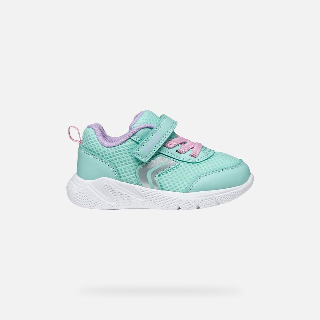 Baskets Bébé Fille SPRINTYE BABY GIRL Bleu Eau/Rose 2/7