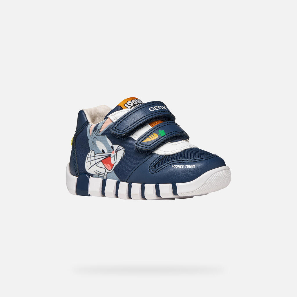Baskets Bébé Garçon IUPIDOO BABY BOY Bleu Marine Clair 3/7