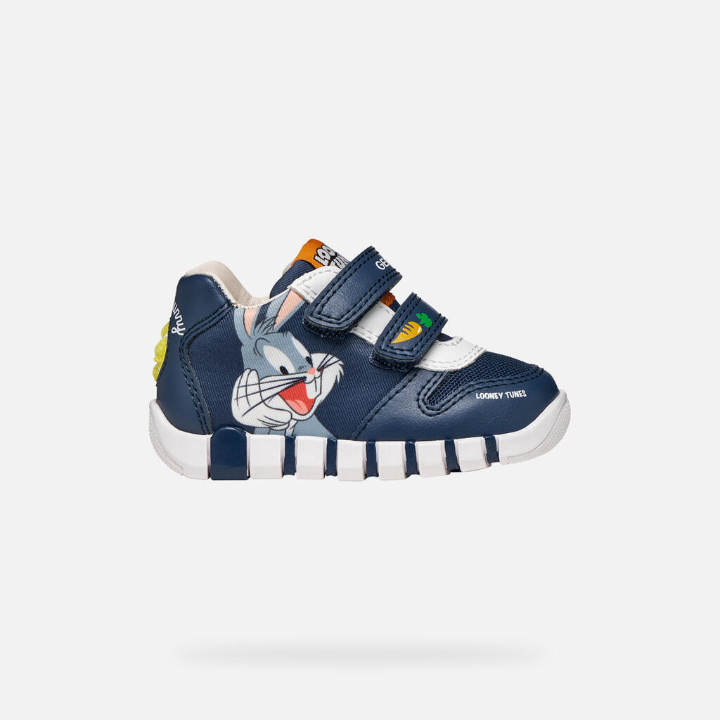Baskets Bébé Garçon IUPIDOO BABY BOY Bleu Marine Clair 2/7